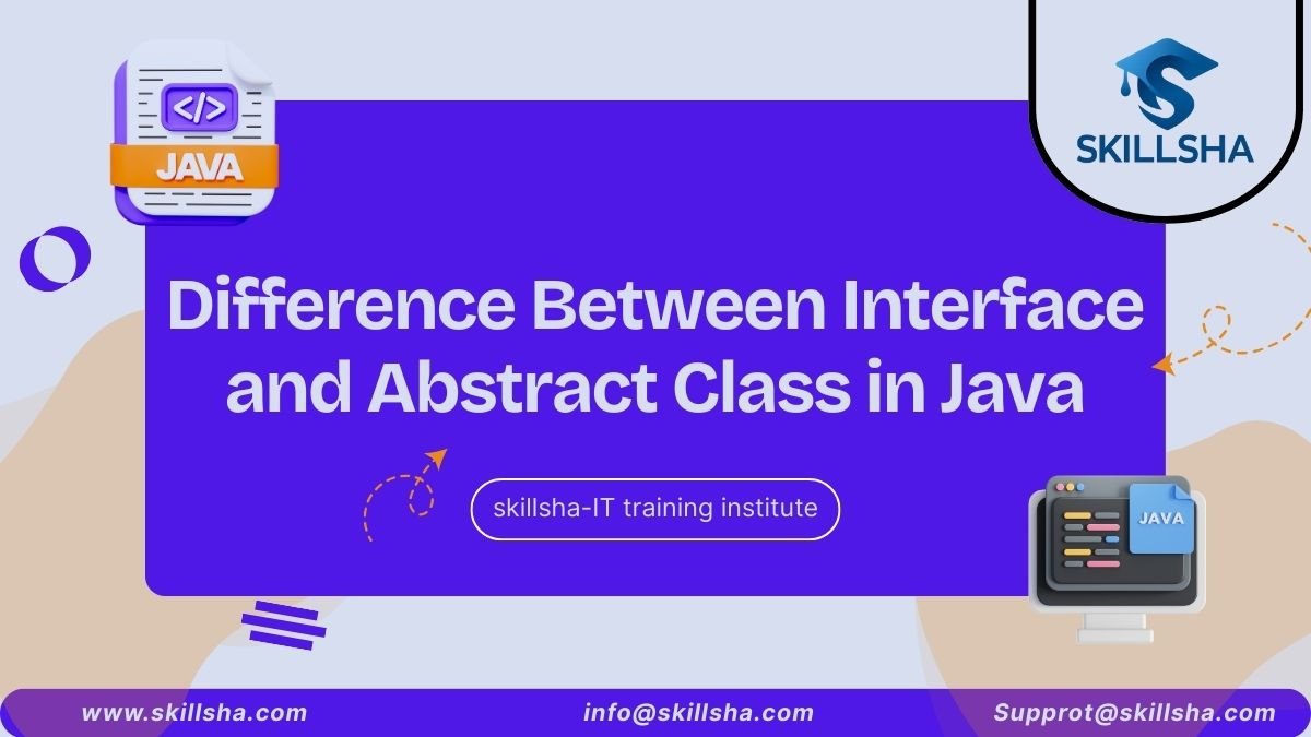 Difference Between Interface and Abstract Class in Java
